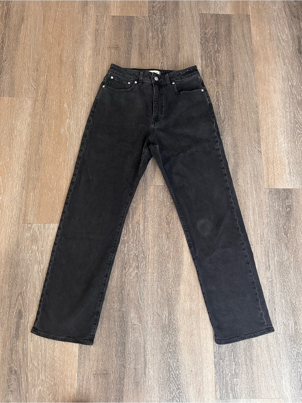 Madewell curvy 90s straight jeans black size 29 excellent condition